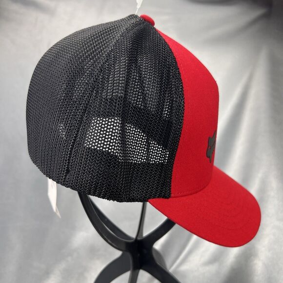 Fox Racing Absolute Flexfit Hat Mens L / XL Lid Cap Flame Red MX Summer Vacation - Picture 8 of 15